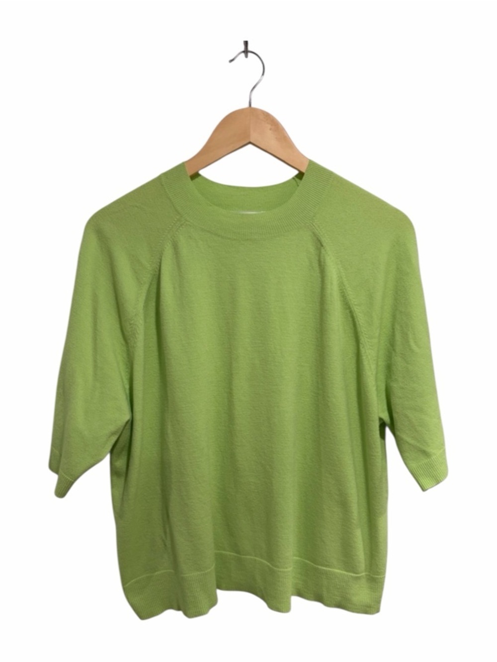 2/$25 Joe Fresh Lime Green Short Sleeve Knit Sweater